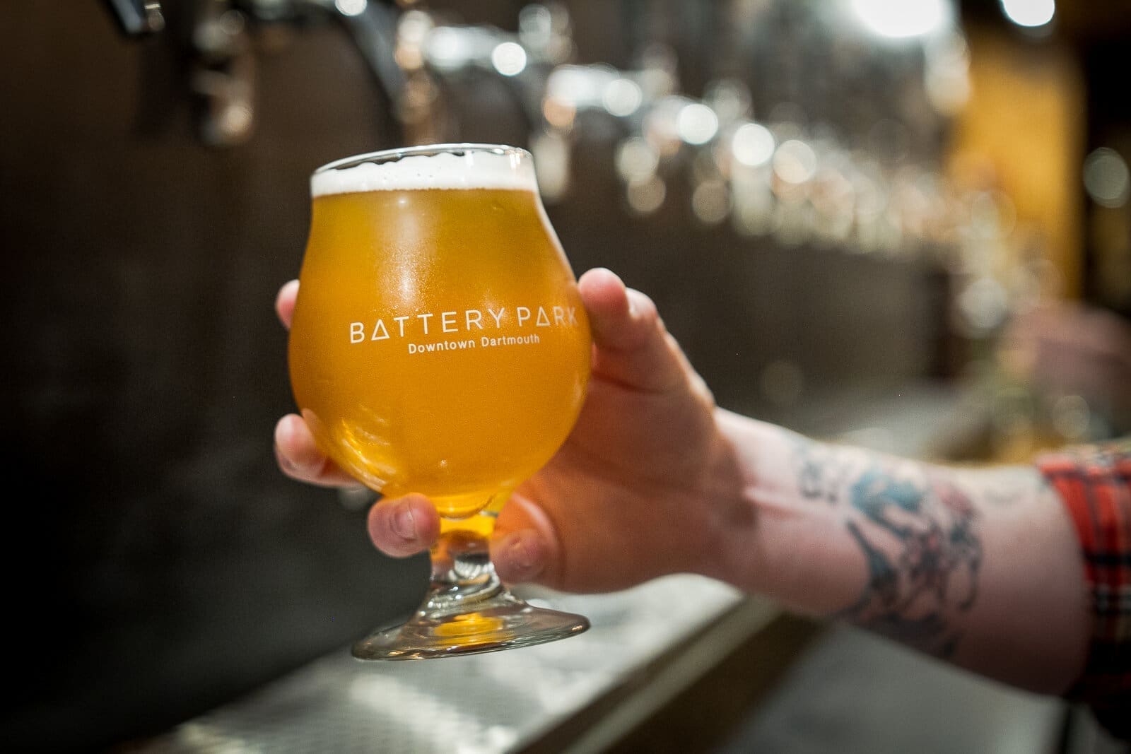 Bar taps at Battery Park Beer Bar & Eatery
