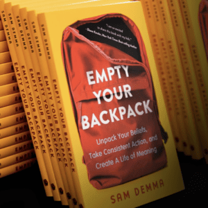 Ticket + Return on Goodwill + Empty Your Backpack Book